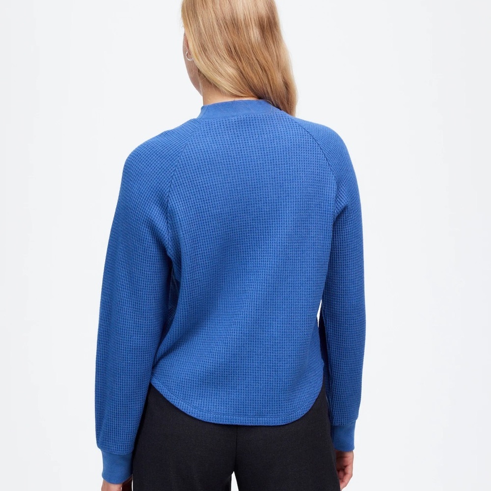 - Madewell Waffle Knit Crew Neck Tee Size 1X - Picture 6 of 10